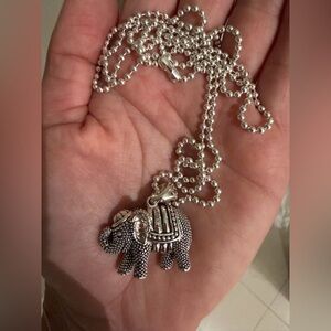 LAGOS Silver Elephant Necklace